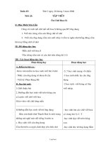 Giáo án môn Tập viết lớp 3 - Tuần 25 đến tuần 28