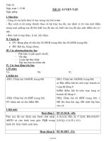 Giáo án môn Đại số lớp 7 - Tiết 33: Luyện tập