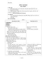 Giáo án Thể dục lớp 3 bài 2: Ôn một số kĩ năng đội hình đội ngũ – TC “kết bạn”