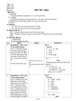 Giáo án môn Vật lí Lớp 8 - Tiết 34: Bài tập (tiếp)