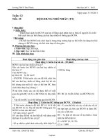 Giáo án lớp 6 môn học Số học - Tuần 12 - Tiết 35: Bội chung nhỏ nhất