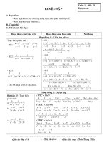 Giáo án Đại số 8 - Trần Trung Hiếu - Tiết 29: Luyện tập