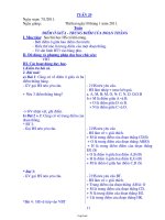 Giáo án tổng hợp Tuần 20 Lớp 3 năm học 2010