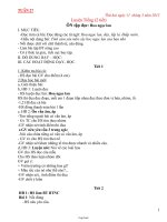 Thiết kế bài dạy lớp 1 - Tuần thứ 27 năm 2013