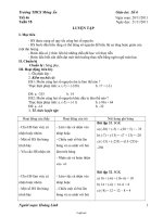 Giáo án lớp 6 môn Số học - Tuần 46 - Tiết 15: Luyện tập