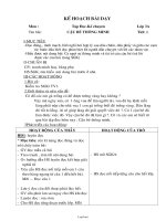 Kế hoạch bài dạy Lớp 3 Tuần 1