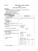 Giáo án các môn học lớp 2 - Tuần 23 năm 2012