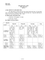 Đề kiểm tra 1 tiết môn: Ngữ văn 8 (phần văn học) thời gian: 45 phút