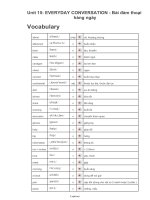 Giáo án English 6 - Unit 15: Everyday Conversation