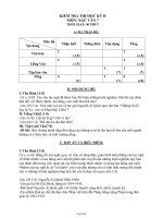 Kiểm tra thi học kỳ II môn: Ngữ văn 7 thời gian: 90 phút