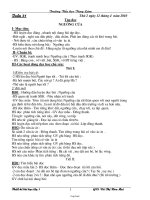 Giáo án Tổng hợp các môn khối 1 - Trường Tiểu học Tùng Lâm - Tuần 31