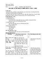 Giáo án Mĩ thuật 7 - Tiết 1, Bài 1: Thường thức mĩ thuật Sơ lược về mĩ thuật thời Trần (1226-1400)