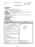 Giáo án môn Sinh học 6 - Tiết 37 đến tiết 74