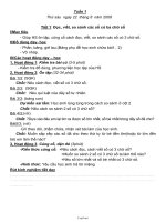 Giáo án Toán Lớp 3 - Tuần 1 - Năm học 2008-2009 (Bản hay)