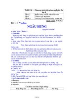 Giáo án Ngữ văn 8 - Tuần 30 - Chương trình địa phương Nghệ An lớp 8