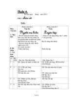 Giáo án các môn lớp ghép 2, 3 - Tuần học 8