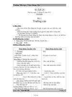 Thiết kế bài dạy các môn lớp 1 - Tuần dạy 25