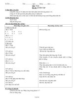 Giáo án Toán lớp 1 - Bài 46: Luyện tập