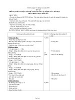 Giáo án môn học Thể dục 1 - Tiết 16: Thể dục rèn luyện tư thế cơ bản: Ôn các động tác đà học trò chơi: Chạy tiếp sức