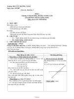 Giáo án Hình học 7 tiết 1 đến 6