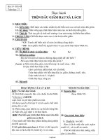 Giáo án Công nghệ Khối 6 - Tiết 49: Thực hành Trộn dầu giấm rau xà lách