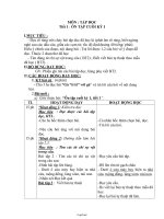 Giáo án Tiếng việt lớp 2 tuần 18