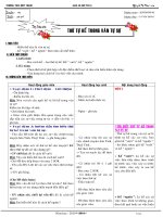 Giáo án Ngữ văn lớp 6 - Tuần 9 - Tiết 35, 36: Thứ tự kể trong văn tự sự