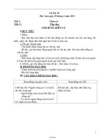 Thiết kế bài dạy các môn - Tuần số 35