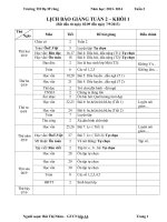 Giáo án lớp 1 - Tuần 2 - Trường TH Đạ M’rông
