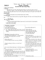 Giáo án tổng hợp lớp 3 - Tuần số 34 năm 2012