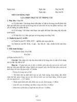 Giáo án Ngữ văn 8 tiết 119 bài 32: Tiếng việt: Lựa chọn trật tự từ trong câu