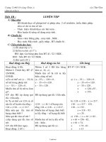 Giáo án Lớp 6 - Môn Toán - Tiết 10: Luyện tập