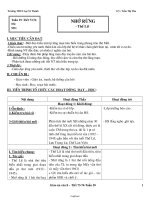 Giáo án Văn 8 tiết 73, 74 tuần 20: Nhớ rừng - Thế Lữ