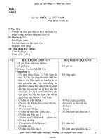 Giáo án lớp 3 môn Âm nhạc - Tuần 01 đến tuần 34 năm học 2012