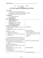 Giáo án Thủ công lớp 2 - Học kì 2 - Bài: Cắt, gấp, trang trí thiếp chúc mừng