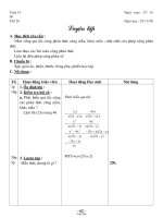 Giáo án Đại số 8 - Tiết 28: Luyện tập