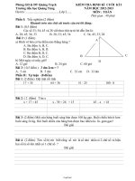 Kiểm tra định kì cuối kì I năm học 2012 - 2013 môn: Toán