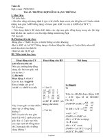 Giáo án Hình học 8 - Tuần 26 - Năm học 2009-2010