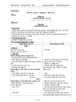 Giáo án lớp 1 - Tuần học 30 - Trường TH Đồng Sơn