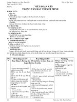 Giáo án Tập làm văn 8 - Tuần 20 đến 27 - Trường Trung học cơ sở Tam Quan Bắc