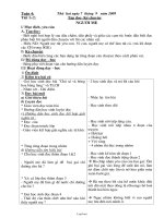 Giáo án môn Toán lớp 3 - Tuần 4 năm 2009