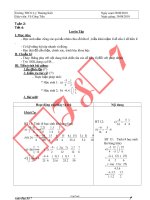 Giáo án Đại số khối 7 - Tiết 4: Luyện tập