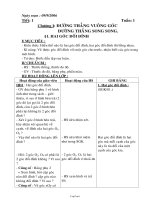 Bài giảng môn học Hình học lớp 7 - Tuần 1 - Tiết 1 - Bài 1: Hai góc đối đỉnh (tiết 2)