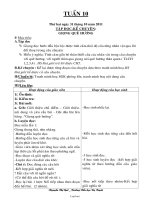 Giáo án Lớp 3 Tuần 10 - Nguyễn Thị Quế – Trường Tiểu học Dạ Trạch