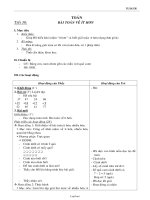 Giáo án Toán tiết 30: Bài toán về ít hơn