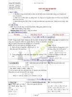 Giáo án Lớp 6 - Môn Toán - Tuần 20: Phép trừ các số nguyên