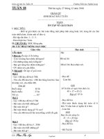 Thiết kế bài dạy lớp 2 - Tuần 18 - Trường Tiểu học Nghĩa Long