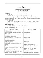 Giáo án lớp 3 - Tuần 31 - Trường Tiểu học Dạ Trạch