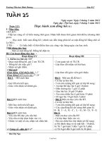 Giáo án lớp 3 - Tuần 25 - Trường Tiểu học Bình Dương