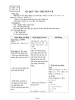 Giáo án Lớp 6 - Môn Đại số - Tuần 20